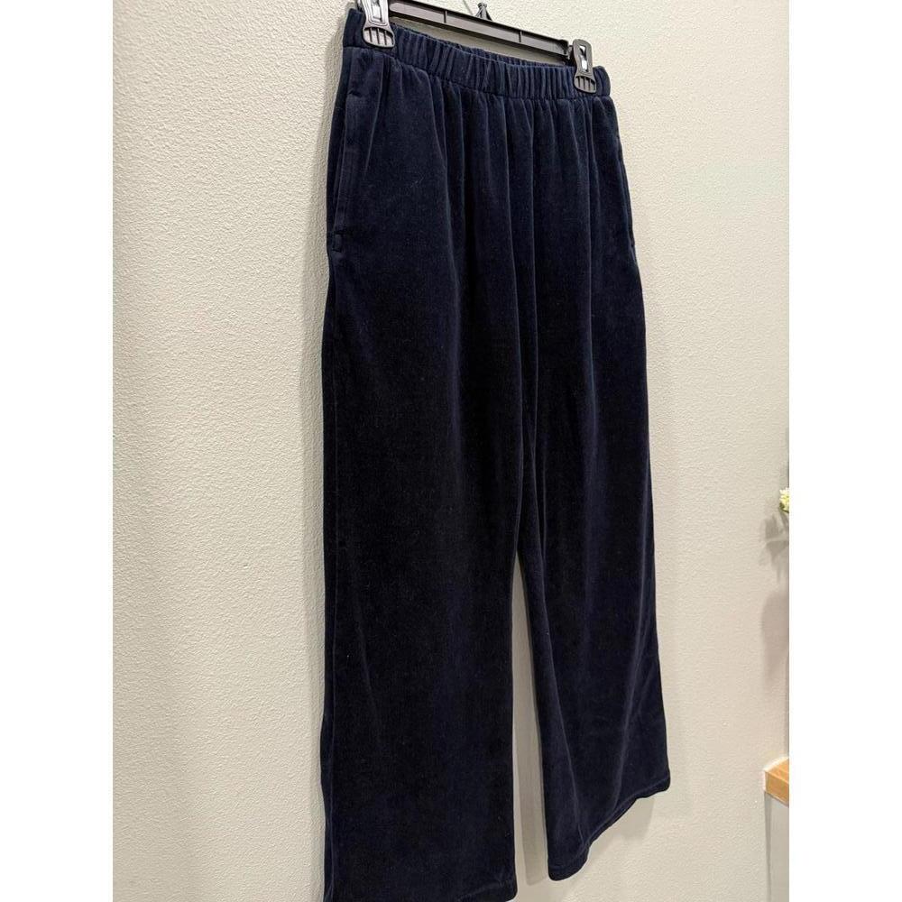 Brandy Melville John Galt Velour Sweatpants, Wide Leg, Size Small - Picture 3 of 4